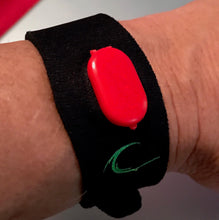 Load image into Gallery viewer, Zebug Wearable Lip Balm Holder with Neoprene strap. Individual Zebug available as well.